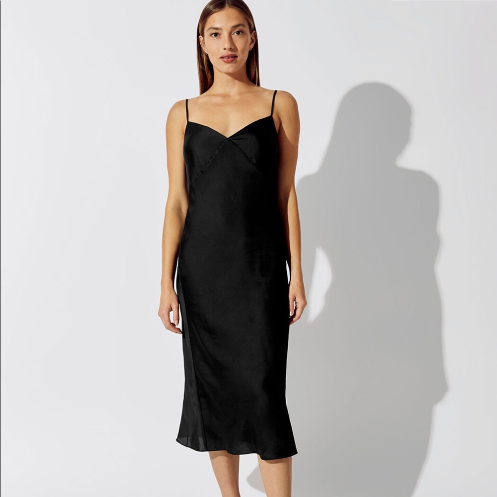Carbon 38 Stretch Midi Dress